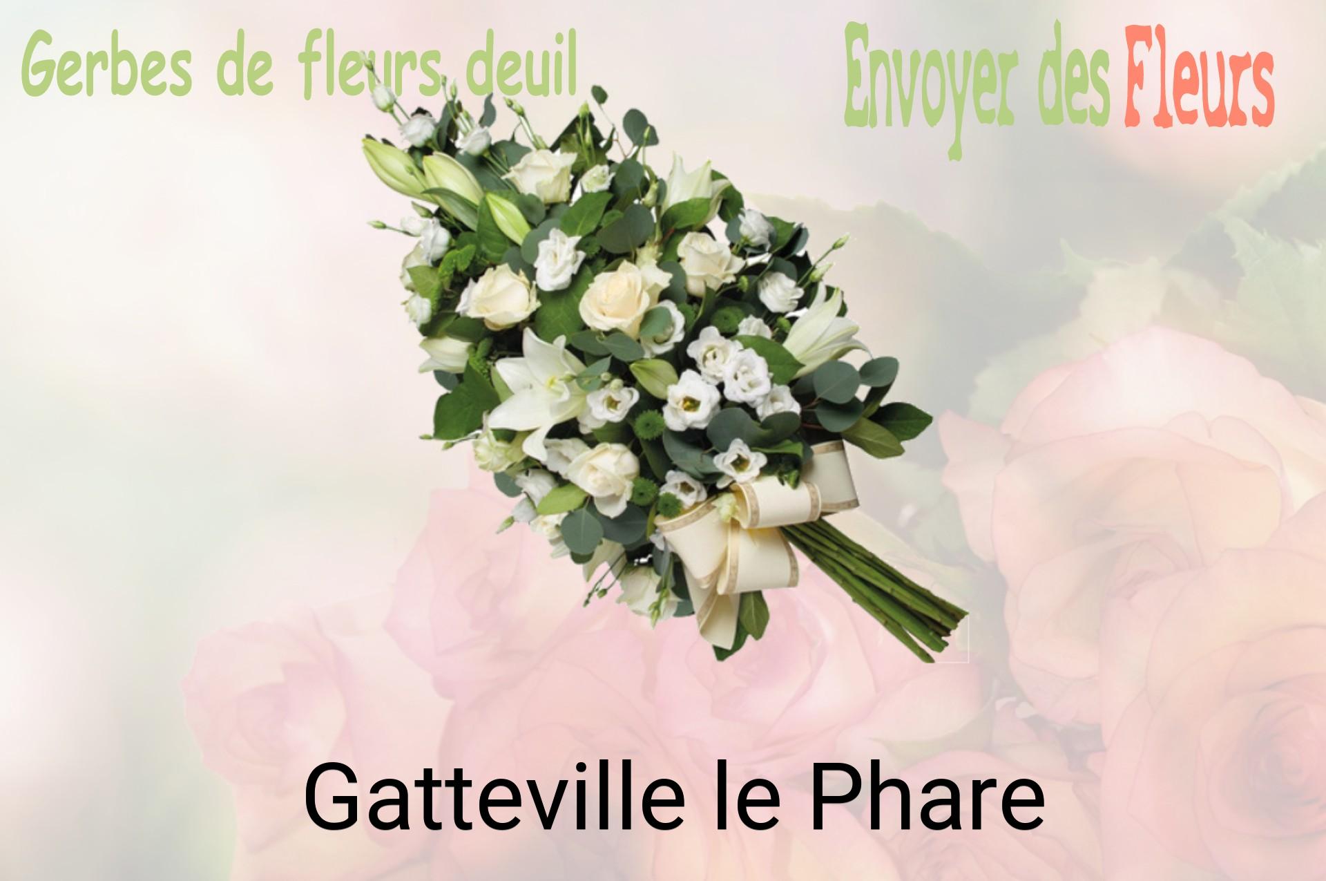 Gerbe de fleurs de deuil livrée à Gatteville-le-Phare
